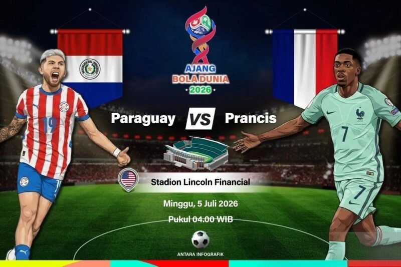 Mampukah Paraguay Redam 'Keperkasaan' Perancis Atau Les Blues Melangkah Mulus 1 IMG 20260704 WA0013 e1783153317738