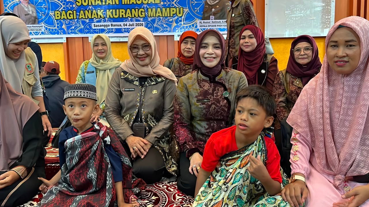 Bantu Warga, BKOW Kalsel Bekerjasama dengan DP3AKB Gelar Sunatan Masal Gratis 1 IMG 20260705 WA0014