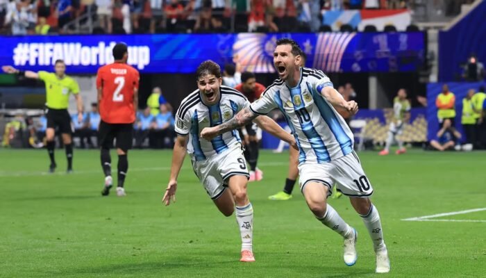 Messi Menginspirasi Kemenangan Argentina 3-2 Atas Mesir