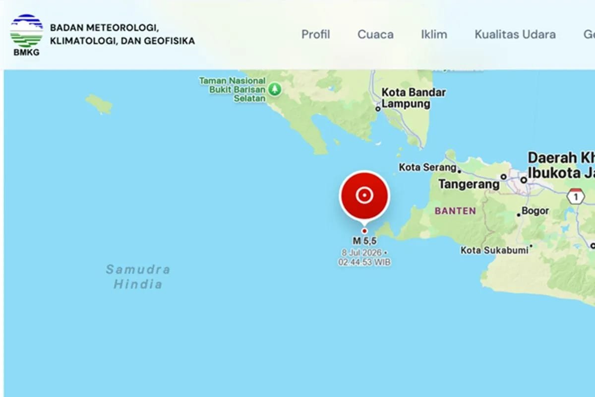 Gempa Magnitudo 5,5 Guncang Selat Sunda 1 IMG 20260708 WA0002