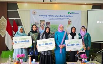 Lindungi Pekerja, Hadirkan Kepastian: BPJS Ketenagakerjaan Banjarmasin Serahkan Santunan kepada Ahli Waris Peserta 4 IMG 20260708 WA0037
