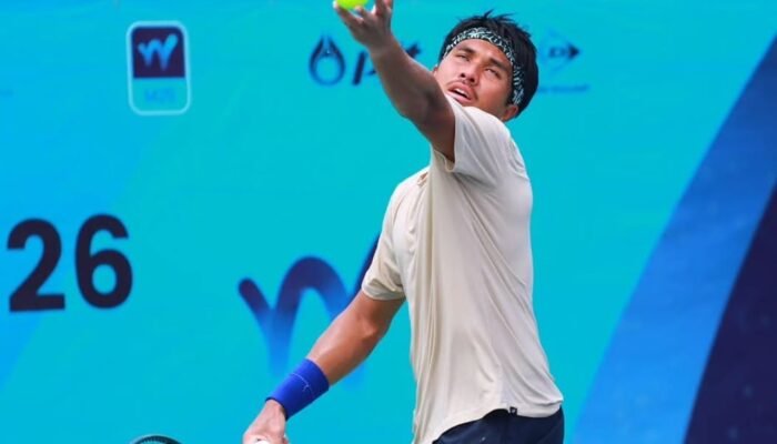 Rifqi Fitriadi Asal Banjarmasin Dihentikan Petenis Swedia di Perempat Final Wuning 3 China