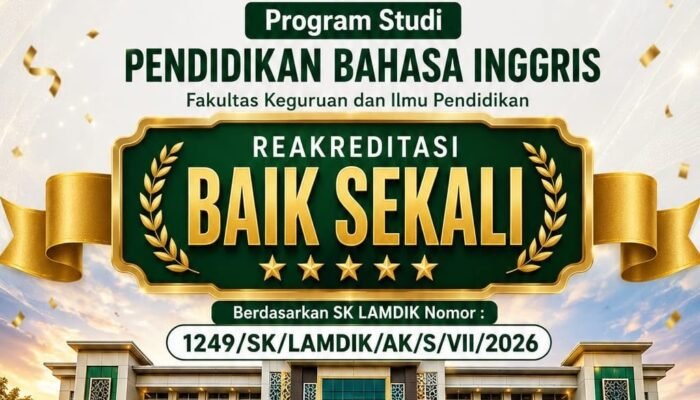 Prodi Pendidikan Bahasa Inggris FKIP UNUKASE Raih Akreditasi “Baik Sekali”