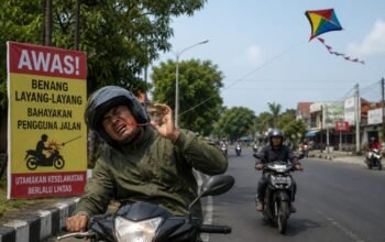 Benang Layangan Kembali Makan Korban, Ada Empat Pengendara di Banjarmasin Terluka 6 IMG 20260711 WA0027