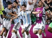 Argentina Tantang Inggris di Semifinal Usai Kalahkan Swiss Bermain 10 Orang