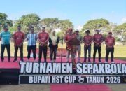 Samsul Rizal Tutup Turnamen Sepak Bola Bupati HST Cup 2026