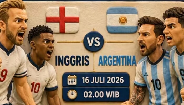 Duel Musuh ‘Bebuyutan’ Inggris Versus Argentina, Three Lions Masih Lebih Unggul
