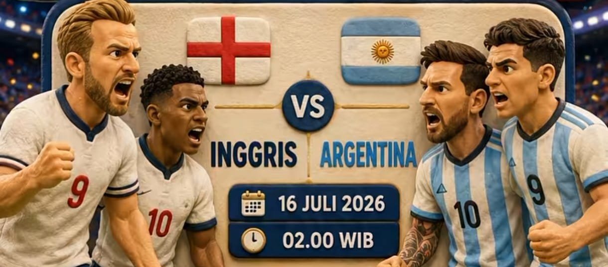 Duel Musuh 'Bebuyutan' Inggris Versus Argentina, Three Lions Masih Lebih Unggul 1 IMG 20260713 WA0011