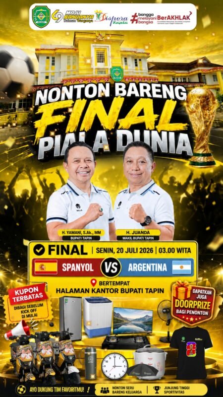 Pemkab Tapin Gelar Nonton Bareng Final Piala Dunia, Siapkan Doorprize dan Kupon Terbatas 1 IMG 20260719 WA0030 e1784452565742