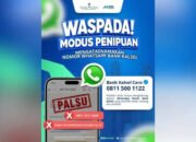 Waspada Penipuan Berkedok WhatsApp Bank Kalsel, Nasabah Diminta Jangan Klik Tautan Mencurigakan