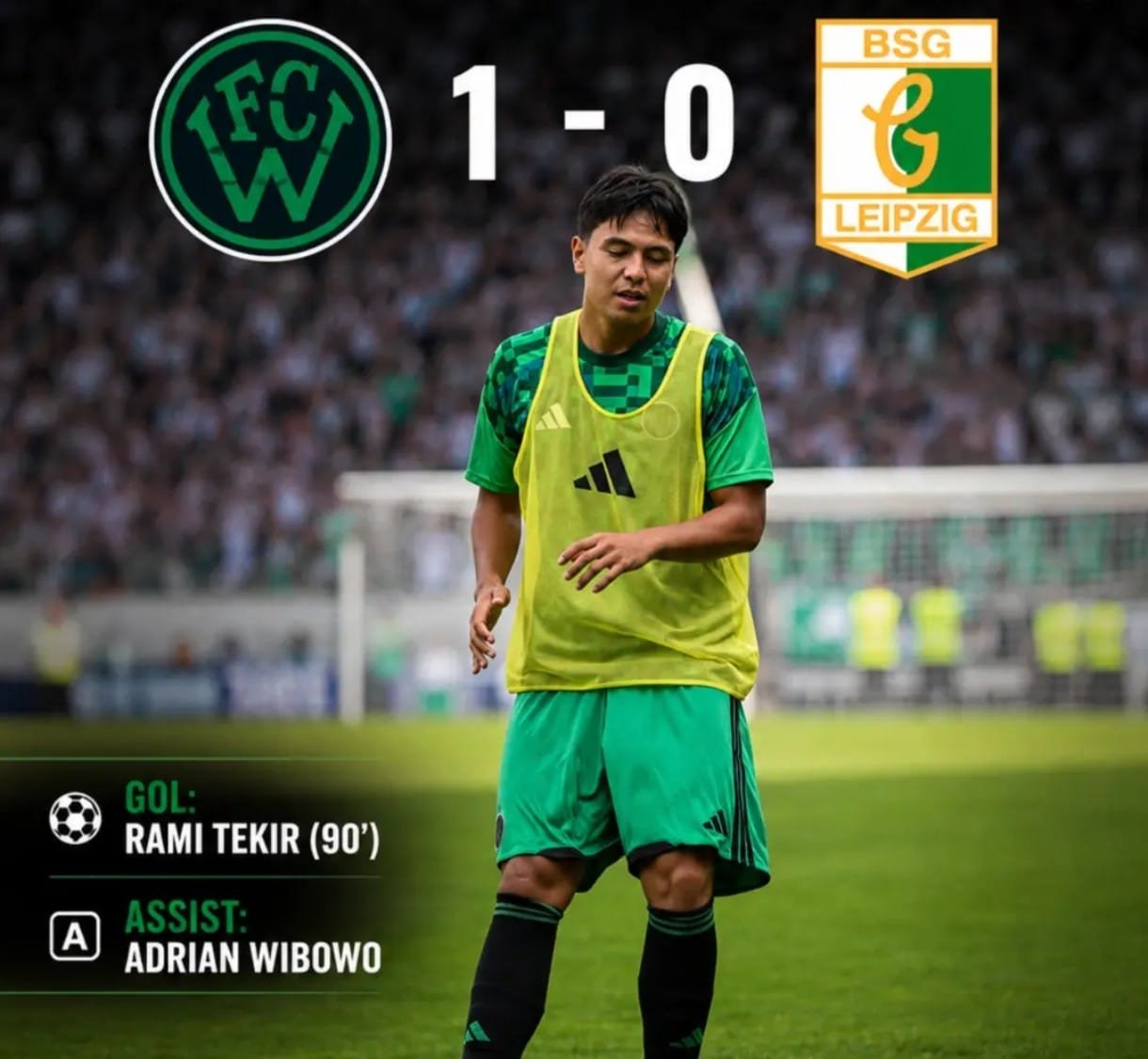 Debut Manis Adrian Wibowo, Assistnya Bawa FC Wackers Bungkam Leipzig 1-0 1 IMG 20260719 WA0036