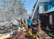 Tiga Rumah di Desa Gadung Keramat Terbakar, Kerugian Diperkirakan Capai Rp250 Juta