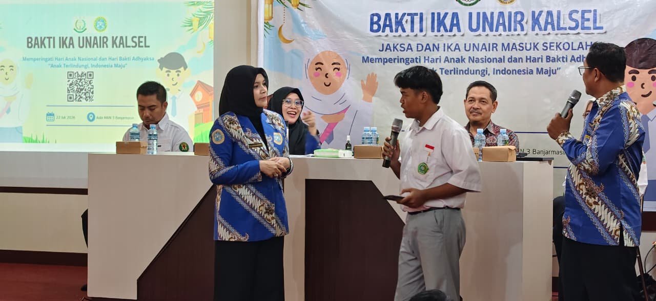 Bakti IKA UNAIR Kalsel dan Kejati Bekali Pelajar MAN 3 Banjarmasin Cegah Bullying, Narkoba, dan Kekerasan Anak 1 IMG 20260722 WA0019