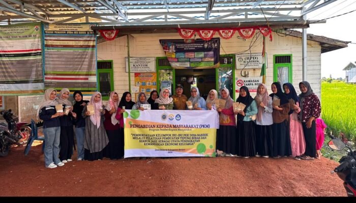 Sulap Beras dan Serai Jadi Cuan, Tim Teknik Industri UNISKA MAB Bekali Ibu-ibu PKK Desa Babirik Keterampilan Wirausaha