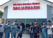Kunjungan Kerja Kepala Zona Tengah Bakamla RI dalam Rangka Peninjauan Pos Bakamla Banjarmasin di Sungai Barito