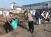 Gotong Royong Warnai Penataan Eks Terminal Sentra Antasari, Polisi dan Warga Bersihkan Kawasan Pasar