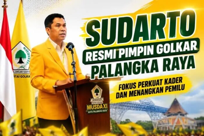 Sudarto Terpilih Sebagai Ketua Golkar Palangka Raya 1 IMG 20260727 WA0027 e1785126845326