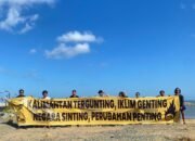 Aksi Kamisan di Pantai Takisung, XR Meratus Soroti Krisis Iklim dan Kerusakan Lingkungan