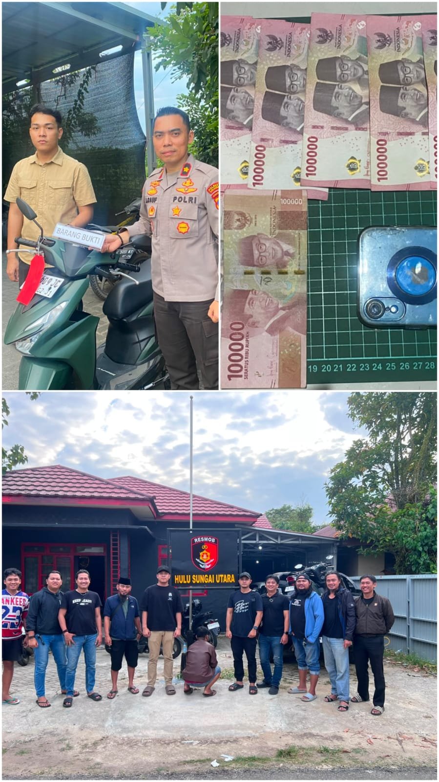 Tersangka Penggelapan Sepeda Motor dan Penadah Ditangkap Opsal Reskrim Polsek KPL Banjarmasin 1 IMG 20260729 WA0049