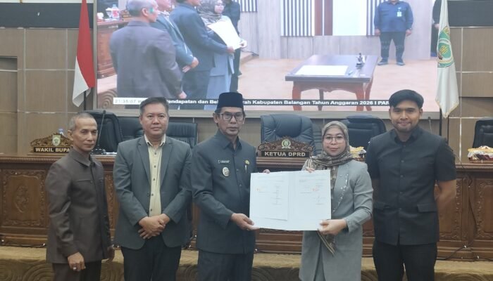 DPRD Bersama Pemkab Balangan Sepakati Perubahan KUA-PPAS APBD 2026