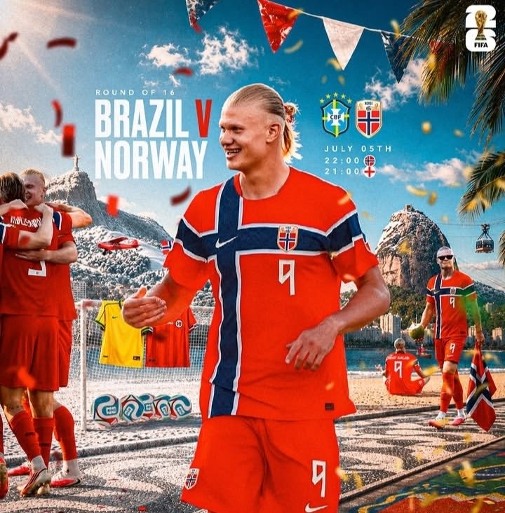 Brazil Versus Norwegia, Menanti Kecerdikan Haaland Cetak Gol 1 IMG 20260705 163704