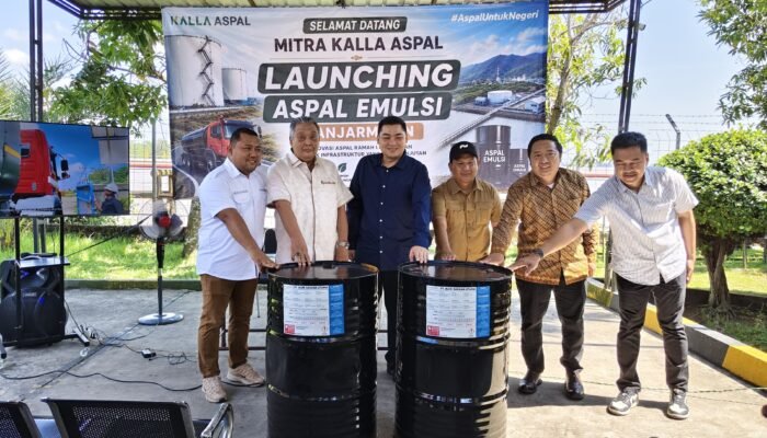 Kalla Aspal Siap Layani Kebutuhan Aspal Emulsi di Kalsel dan Kalteng