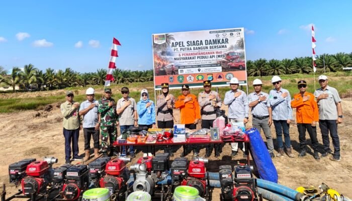 Polres Batola bersama PT PBB Perkuat Kolaborasi Cegah Karhutla [] Teken MoU Masyarakat Peduli Api