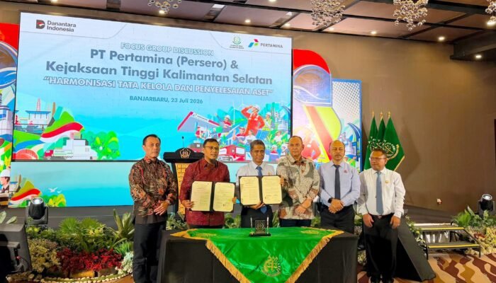 Sinergi Pengamanan Aset, Pertamina Patra Niaga Regional Kalimantan Teken PKS dengan Kejati Kalsel
