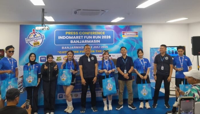 Indomaret Fun Run 2026 Hadir di Banjarmasin, Ajak Peserta Berlari Sambil Menikmati Ikon Kota