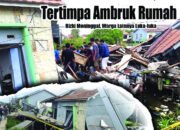 Selamatkan Adik, Tertimpa Ambruk Rumah