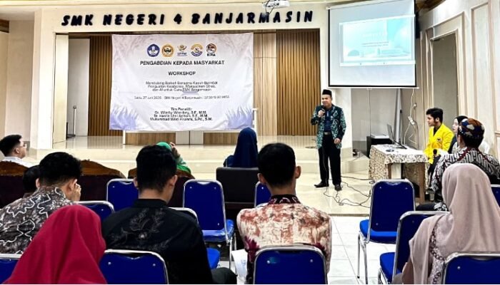 Workshop "Mendulang Berkah Bersama Kayuh Baimbai" Dukung Penelitian Tesis Hibah BIMA 2026 3 kepala SMK4