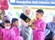 Keceriaan Anak-anak PAUD Bersama Hj Fathul Jannah Muhidin di Perpustakaan