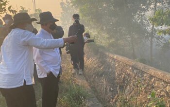 Gubernur Cek Cadangan Air di Embung Jokowi 5 1 gun Cek Karhutla1 embung