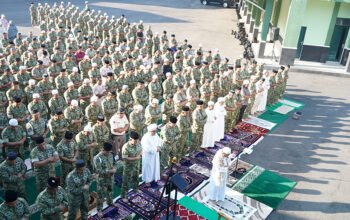 Ratusan Prajurit Korem 101/Ant Salat Istisqa 6 1 salah istiqa korem