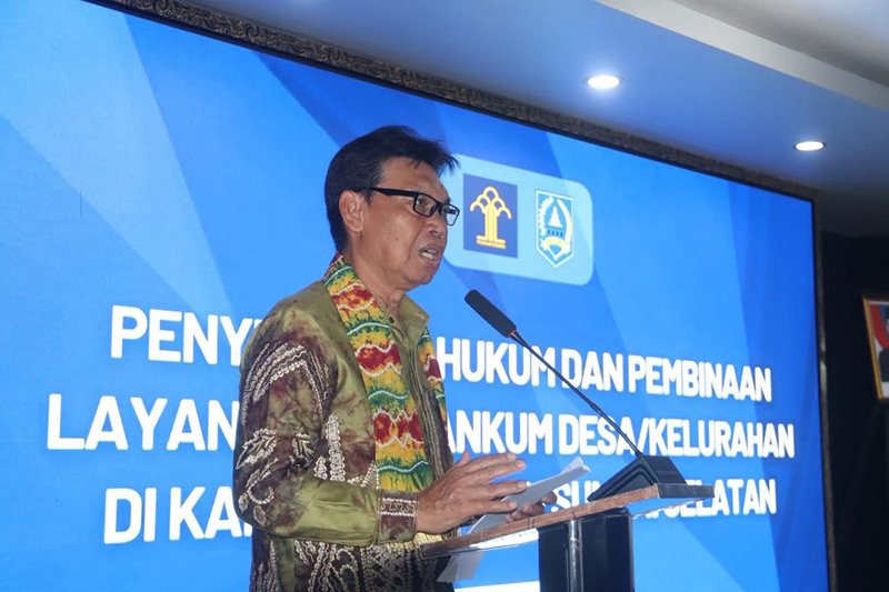 Wabup Buka Pembinaan Posbankum Desa dan Kelurahan 1 Hal 12 HSS 3 klm 1