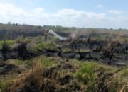 Tiga Titik Kebakaran Lahan di Kab Tanbu Berhasil Padamkan