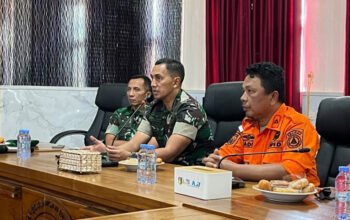 BPBD Tanbu Terima Kunjungan Kerja Dandim 1022/TNB 5 Hal 12 Tanbu 35 klm 15