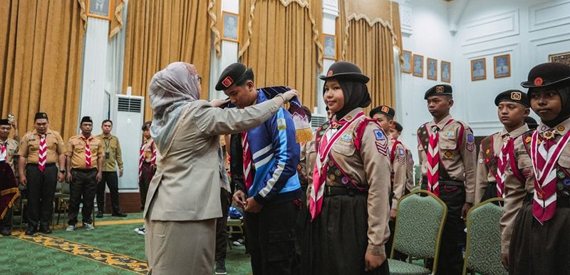 38 Pramuka Banjarbaru Berangkat ke Jamnas XII, Wali Kota Titip Nama Baik Daerah 1 Hal 6 3 KLM BJB 2 3