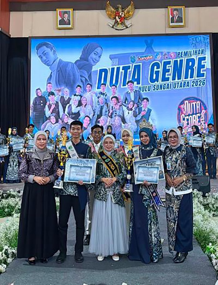 Bupati dan Bunda Genre HSU Hadiri Pemilihan Duta Genre Tahun 2026 1 Hal 8 HSU 4 klm