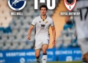 Elkan Baggott Tutup Laga Pra Musim dengan Hantar Millwall Bungkam Royal Antwerp 1-0