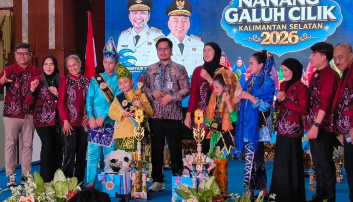 Fatih Anwari – Misha Adeeva Dinobatkan Sebagai Nanang Galuh Cilik Kalsel 2026