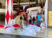 Jelang HUT RI ke-81, Balai Kota Banjarmasin Bersolek dengan Nuansa Merah Putih