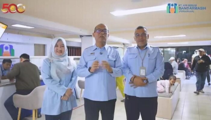 HUT Ke-500 Banjarmasin, PAM Bandarmasih Gratiskan 500 Sambungan Air untuk Warga Berpenghasilan Rendah