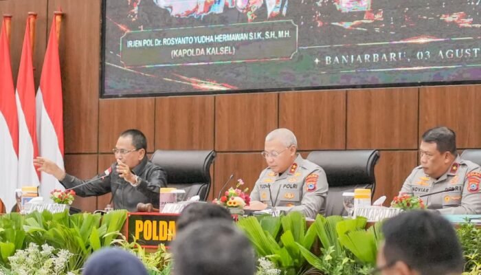 DPRD Kalsel Apresiasi Kinerja Polda, Dorong Penguatan Sinergi Jaga Kamtibmas