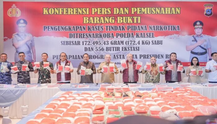 Supian HK Ikut Musnahkan 172,4 Kilogram Sabu, Tegaskan Dukungan terhadap Asta Cita Presiden