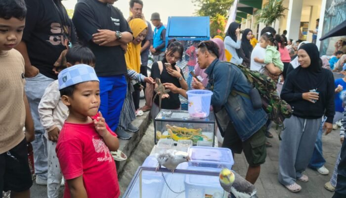 Zaki Ajak Pengunjung Menara Pandang Banjarmasin Cintai Reptil