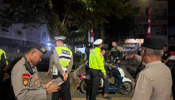 Cegah Balap Liar, Sat Lantas Polresta Banjarmasin Tilang 30 Pengendara