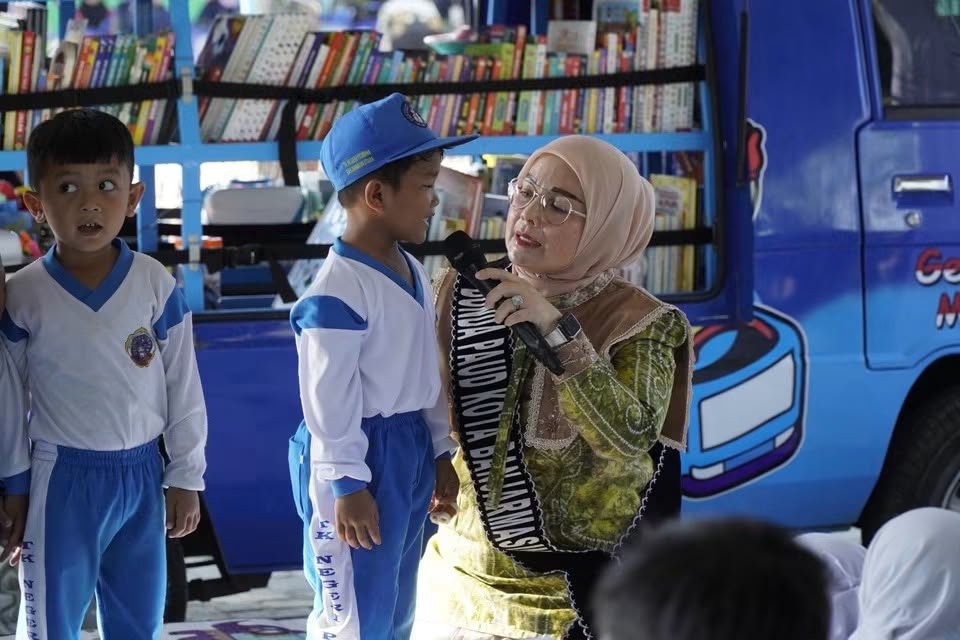 Belajar tak Harus di Kelas, Bunda PAUD Ajak Anak Kenal Literasi di Taman Jahri Saleh 1 IMG 20260809 WA0050
