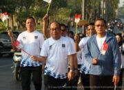 Semarak Hari Pengayoman ke-81, Kemenkum Kalsel Gelar Fun Walk Dorong Semangat Kebersamaan