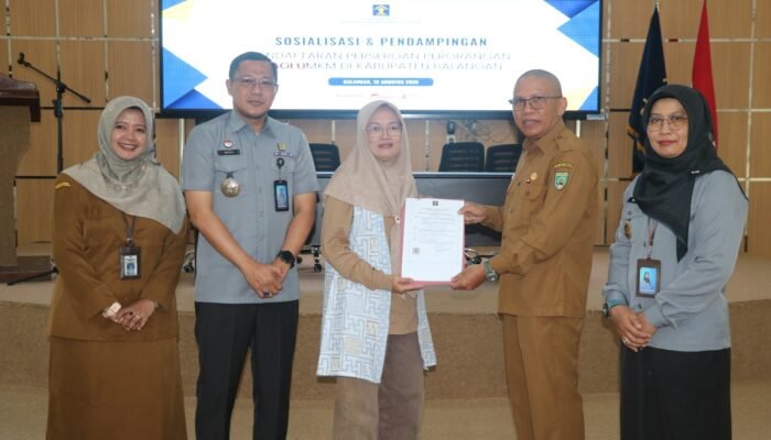 Perkuat Legalitas UMKM, Kanwil Kemenkum Kalsel dan Pemkab Balangan Jalin Kerja Sama Perseroan Perorangan